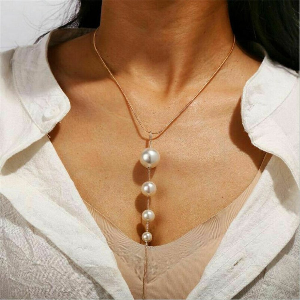 NWOT Pearl Drop Necklace